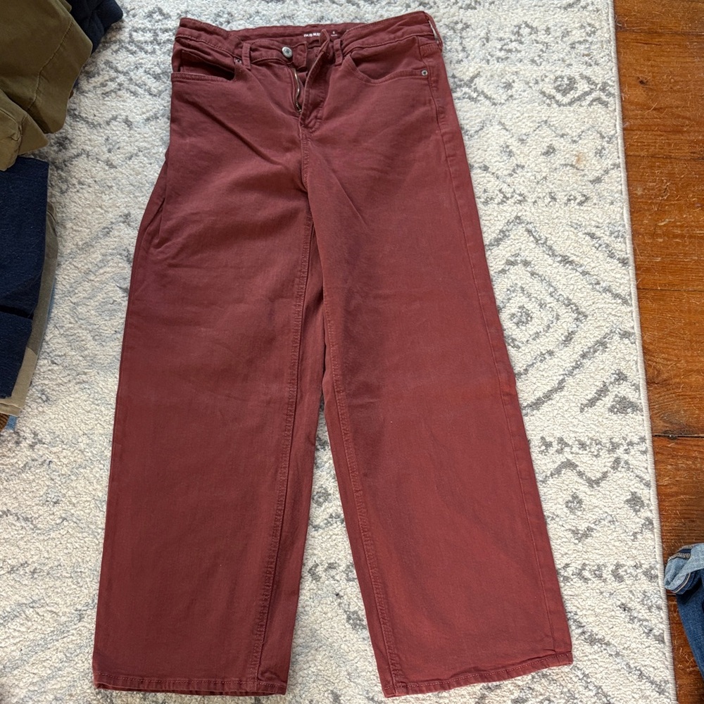 Brick Wide-Leg Pants